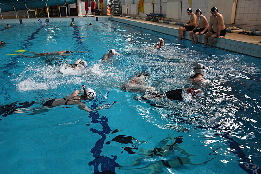 Hokej pod wodą Walenie Siemianowice Śląskie Finał WOŚP w Rudzie Śląskiej 25 I 2026